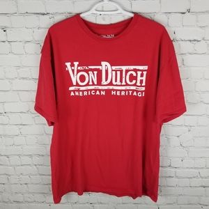 VON DUTCH | spellout logo tee t-shirt